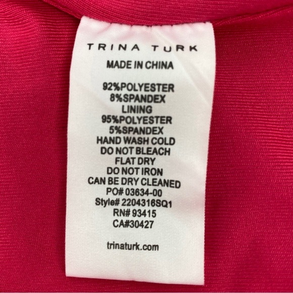 Trina Turk Allure Pink Sequin Mini Dress Size 6 NWT - Picture 9 of 9